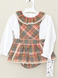 2-piece dungaree skirt set