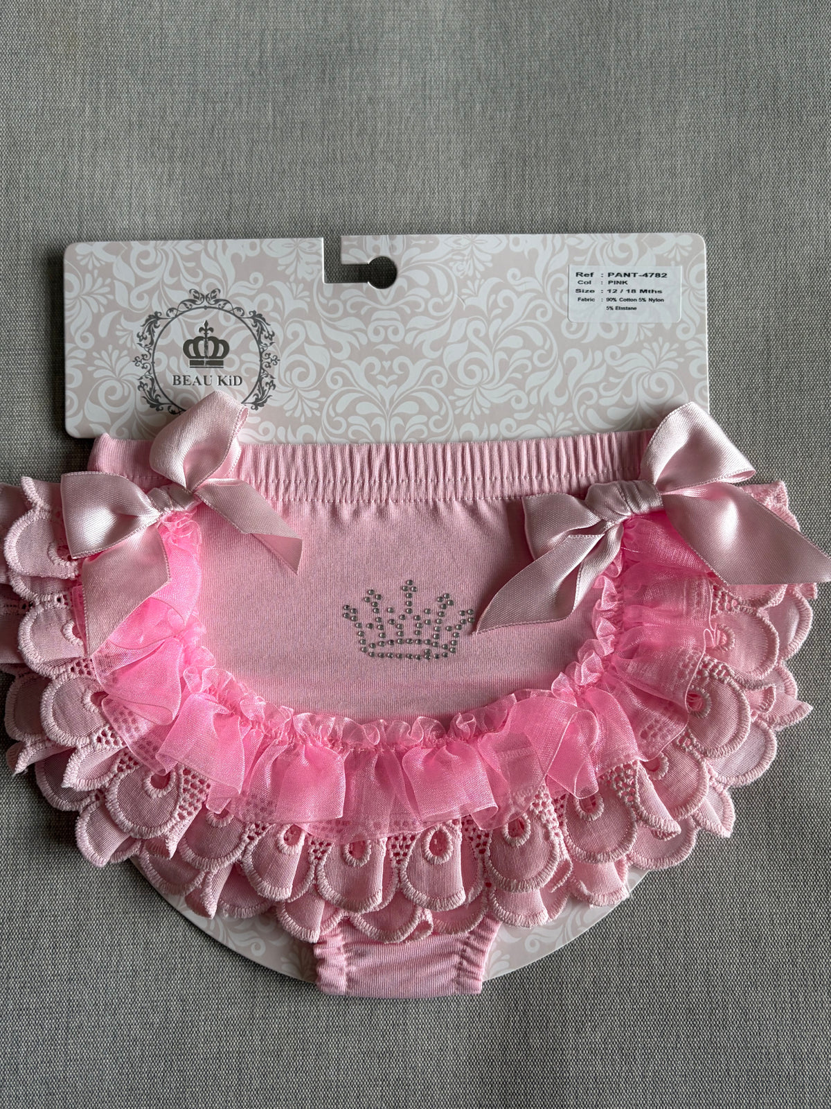 girls crown pants